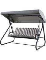 garden swing seat canopy replacement cover size 204 x 117 cm NAVY  B&Q 2021+