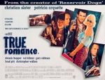 TRUE ROMANCE 1993 UK Quad poster print 30x40" Christian Slater Patricia Arquette