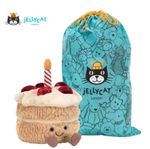 Jellycat Amusables Birthday Cake - Brand New With Tags and Dust Bag uk
