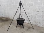 Tripod BBQ Grill Firepit Outdoor Camping Garden Patio