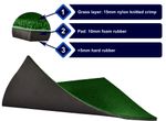 STANDARD FIBRE DRIVING RANGE GOLF MAT 150CM X 150CM HITTING MAT SYNTHETIC TURF