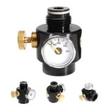 Co2 Air Compress Refill Adapter Regulator 0-300psi Adjust for Paintball Air Tank