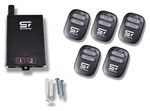 Schartec Universal 230 V Receiver 433 MHz + 5 Remote Controls Garage Door Opener