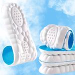 5D Memory Foam Orthopaedic Massage Insoles For Shoes Women Men UK Size 4-13