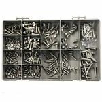 360 ASSORTED PIECE A4 STAINLESS STEEL M4 M5 M6 COUNTERSUNK CAPS SOCKET ALLEN KIT