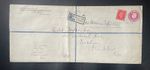 GB George V Registered letter Huggins unpriced very rare 111/2 x 5 inches