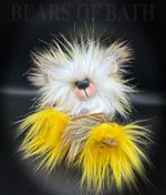 Pineapple a 5-6 faux fur Artist Bear By Bears of Bath.
