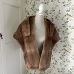 Vintage Mink Fur Wrap Stole Light Brown/Blonde. Original Box. Mawer & Collingham