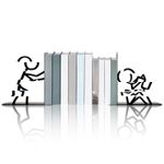 Book Ends for Shelves, End, Suitable Home and One Size, Black 2