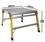 Fibreglass Work Bench Platform Heavy Duty Folding Hop up 600mm X 600MM