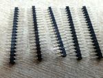 5  19 way 0.1" pitch pin turned pin header strips SAMTEC TW-119-T-G-1