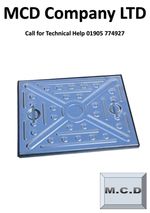 Manhole Cover 620mm x 470mm All Steel Inspection Cover&Frame UK Seller
