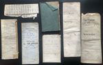Victorian Handwritten Auction Book & Suffolk Farm Archive 1831-1873 Map Deeds