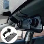 Car Rear View Interior Mirror Back Panel Mount Bracket DVR Holder Instead Strap