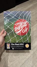 ASTON VILLA v MAN UTD  CUP FINAL WEMBLEY STADIUM 1994 Programme