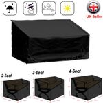 HEAVY DUTY WATERPROOF GARDEN OUTDOOR 2, 3, 4 SEATER BENCH SEAT COVER ALL SIZES