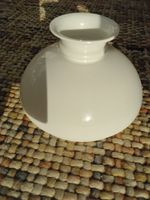 Victorian White glass  oil lamp shade