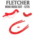 FLETCHER CLASSIC MINI 1275 - 68-89 SILICONE HOSE KIT RED X3018b/e/k/n/