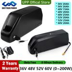 Samsung ebike battery 60V 52V 48V 36V 25Ah 20Ah Li-Ion Battery for 0~2000W Motor