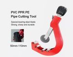50mm-110mm PVC/PP/PE Bearing Pipe Cutter Copper Tube Plumbing Cutting Tools