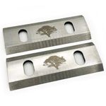 Forest Master Compact Chipper Replacement Blades, Forged Steel, Reversible