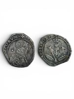 James VI Scotland Silver Twelve Pence - 1595 - Spink S.2496 - Exceptional Rare