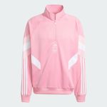 Women's adidas IM 1/2 Zip Sweatshirt Training Top Easy Pink JI6907 RRP £79.99