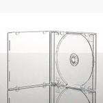 Single Clear CD Jewel Case 10.4mm Spine with Tray Empty Replacement Cover LOT