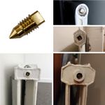 Radiator Bleed Screw Type 3 Brass Air Vent Valve