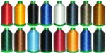 STRONG BONDED NYLON THREAD 30'S, 2500MTRS, SOMABOND THREADS, ASSORTED COLOURS