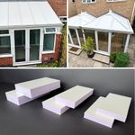 Conservatory Panels Insulation Roof PVC+XPS  2m 3m 4m UK Stock & Free Delivery *