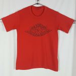 Vintage 80s Nike Air Michael Jordan T-Shirt Red Wing Logo Basketball Blue Tag