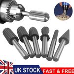 6Pcs Tungsten Steel Carbide Burrs For Rotary Drill Bit Die Grinder Shank 6MM