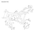 Mutt Mongrel 125 EU5 2021 - 2025 M10*35*1.5 Side Stand Bolt ref no.18