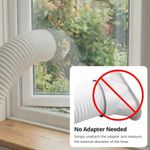Portable Air Conditioner Acrylic Window Seal Clear or Frosted Custom Orders Done