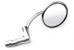 Halcyon 830 Bar End Mirror for Motorcycles, Stainless Steel with Convex Glass
