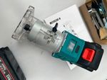 21V Cordless Wood Hand Palm Router for Trimmer + 2 batteries