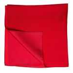 Nicki scarf silk scarf red deep red twill silk 53x53cm