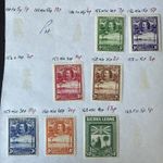 Sierra Leone KGV 1932 SG155 - SG160 1d to 4d part set and SG168 MM