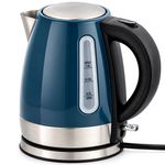 Quest Rocket 1L Low Wattage Kettle 1000W Stainless Steel Cordless Slate Caravan