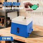 220V Mini Portable Stained Glass Grinder Diamond Automatic Art Grinding Tools UK