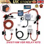 3/5/7/10m Split Charge Set 12v 140A VSR Voltage Sense Relay fits Leisure Battery