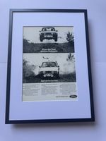 New Framed Mk2 Ford Escort RS Motorsport Genuine Parts A3 Size Magazine Advert
