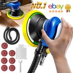 Air Random Orbital Palm Sander 6" 150mm Dual Action Auto Body Orbit DA Sanding
