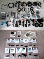 Various Audio Cables & Connectors Job Lot. VGC. FREE P&P.