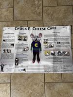 Chuck E Cheese Costume Care Poster