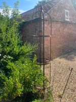 ANTIQUE VINTAGE VICTORIAN IRON GARDEN OBELISKS Climbing Plant Support rose