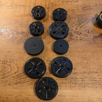 Job Lot 11 Vintage Metal 3.5" 16mm Cinefilm Reel. reel film spools only