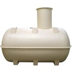 Marsh Euro:Septic 2800 Litre Shallow Dig Septic Tank with Lid - 5 Person