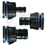 Tank Connector Bulkhead 13/19/25 mm Barb irrigation pipe fitting hydroponic